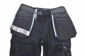 Pracovní kalhoty GWT s kapsami černé - XXL - 3