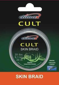 Potahovaná návazcová šňůra Climax Cult Skin Braid 15m camou green - 30lb  - 3