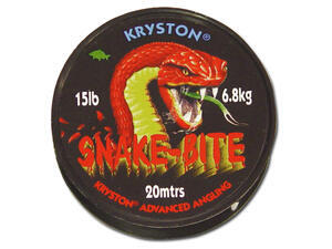 Potahovaná návazcová šňůrka Kryston Snake Bite Weed Green 20m 15lb (6,8kg) - 4