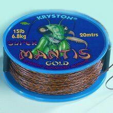 Potahovaná návazcová šňůrka Kryston Super Mantis Gold 20m 15lb (6,8kg) - 5