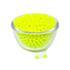 Plastové kuličky Neon Plastic Beads 50ks 4,0mm - Yellow