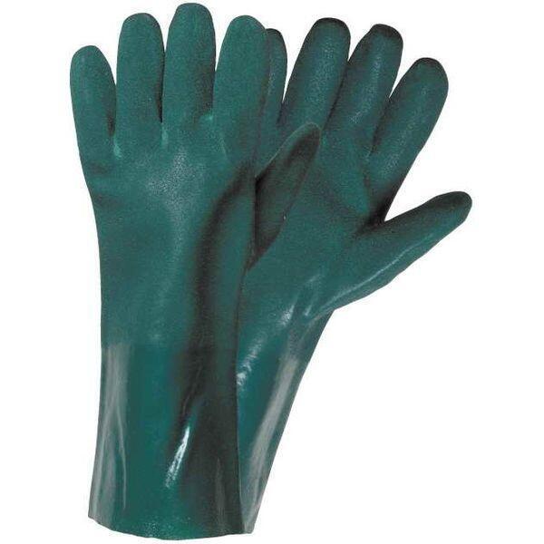 Pracovní gumové rukavice Petrel zelené