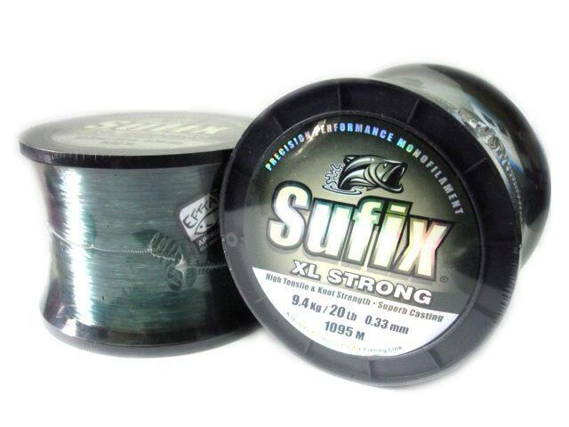 Vlasec Sufix XL Strong Smoke Green - návin 10,3kg 0,35mm