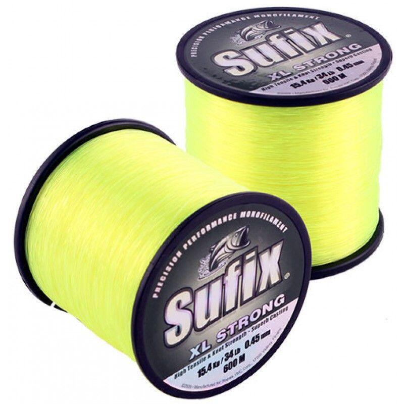 Vlasec Sufix XL Strong Neon Yellow - návin 5,4kg 0,25mm